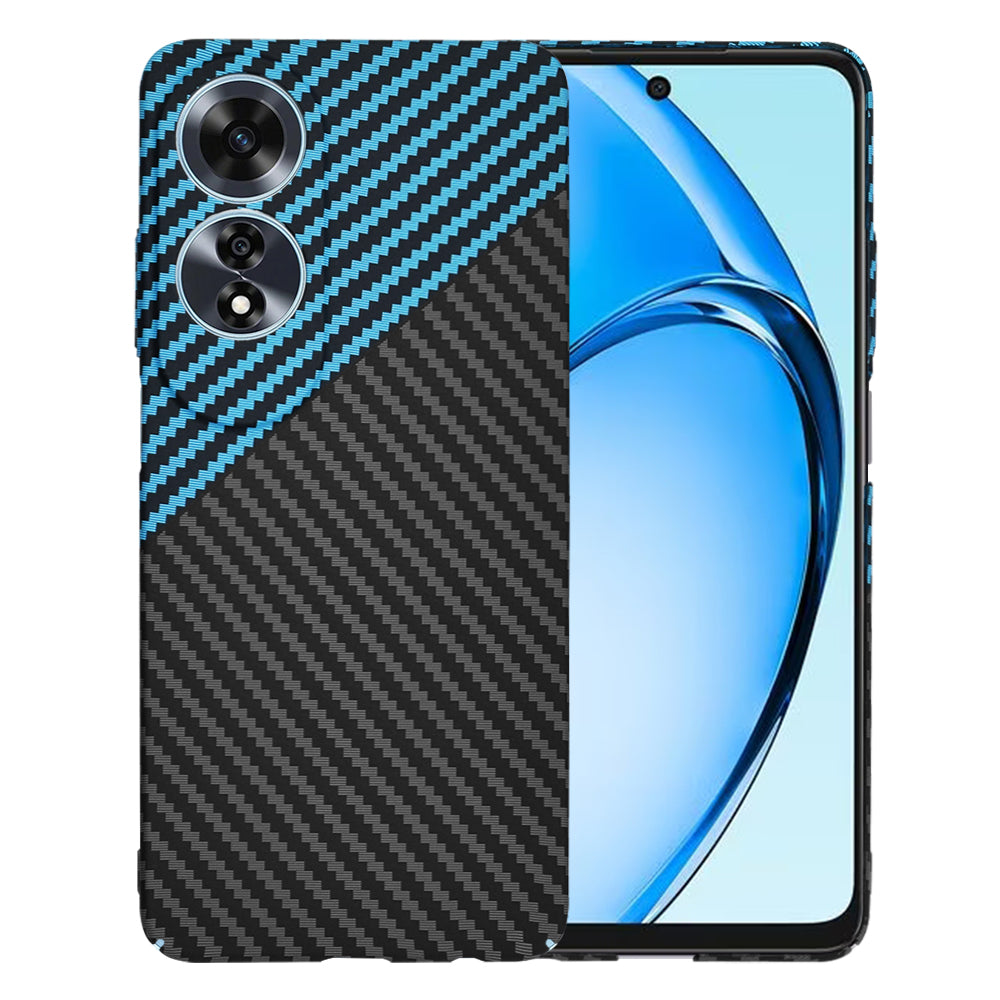 Etui na Oppo A60, Techsuit, Carbonite FiberShell, Czarna Bleu