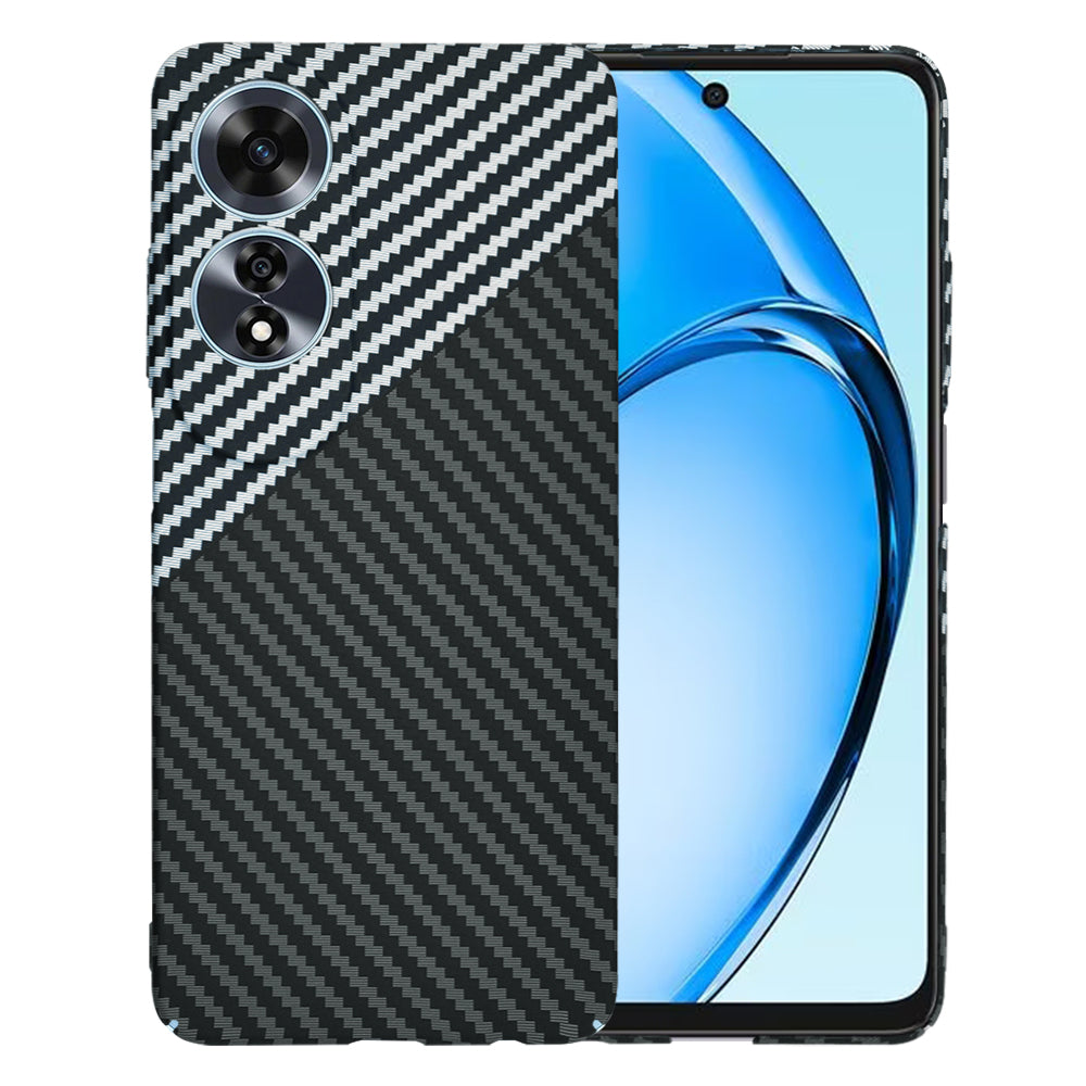 Etui na Oppo A60, Techsuit, Carbonite FiberShell, Czarny Szary