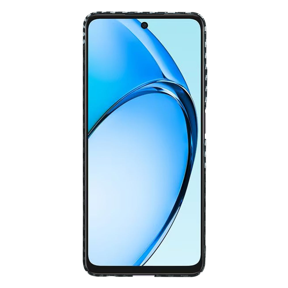 Etui na Oppo A60, Techsuit, Carbonite FiberShell, Czarny Szary