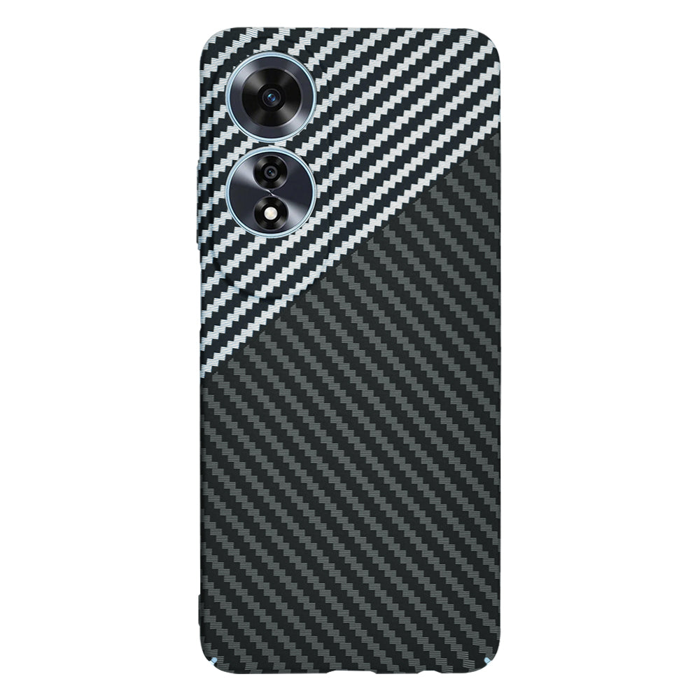 Etui na Oppo A60, Techsuit, Carbonite FiberShell, Czarny Szary