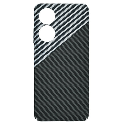 Etui na Oppo A60, Techsuit, Carbonite FiberShell, Czarny Szary