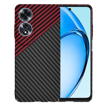 Etui na Oppo A60, Techsuit, Carbonite FiberShell, Czarno-Czerwona