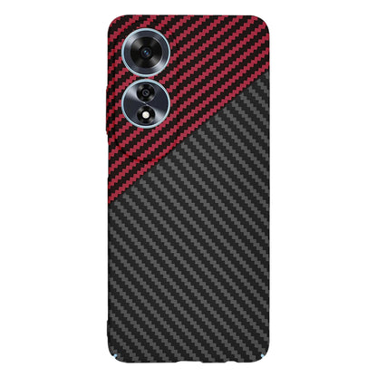 Etui na Oppo A60, Techsuit, Carbonite FiberShell, Czarno-Czerwona