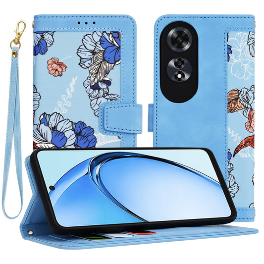Etui na Oppo A60, Techsuit, FlipCraft, Niebieski