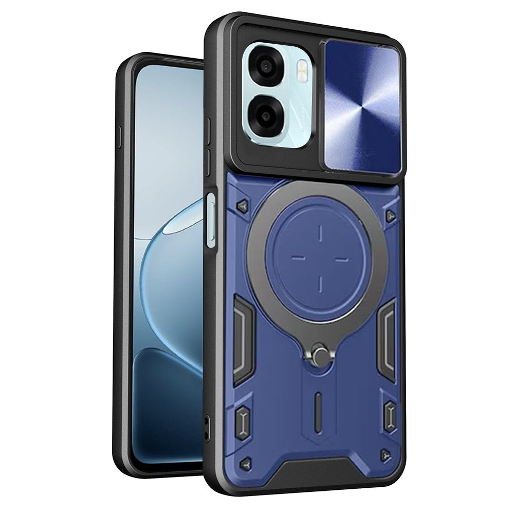 Etui na Oppo A6k 4G / A6x 4G / A6x / A6 4G, Techsuit, CamGuard Pro, Niebieskie