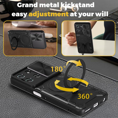 Etui na Oppo A6k 4G / A6x 4G / A6x / A6 4G, Techsuit, CamGuard Pro, Niebieskie