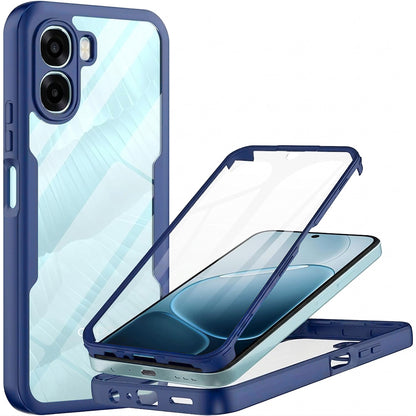 Etui na Oppo A6k 4G / A6x 4G / A6x, Techsuit, ColorVerse 360, Niebieskie