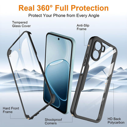 Etui na Oppo A6k 4G / A6x 4G / A6x, Techsuit, ColorVerse 360, Niebieskie