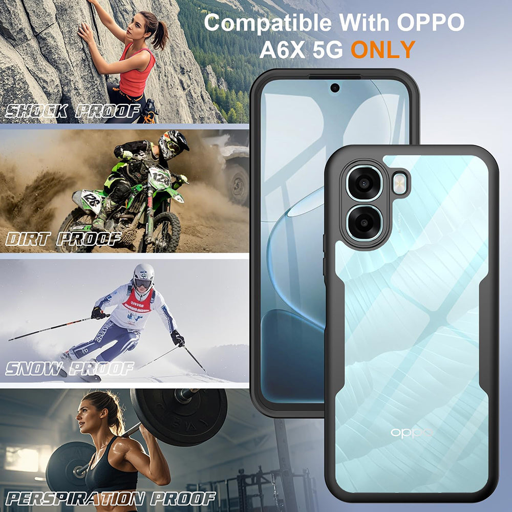 Etui na Oppo A6k 4G / A6x 4G / A6x, Techsuit, ColorVerse 360, Niebieskie