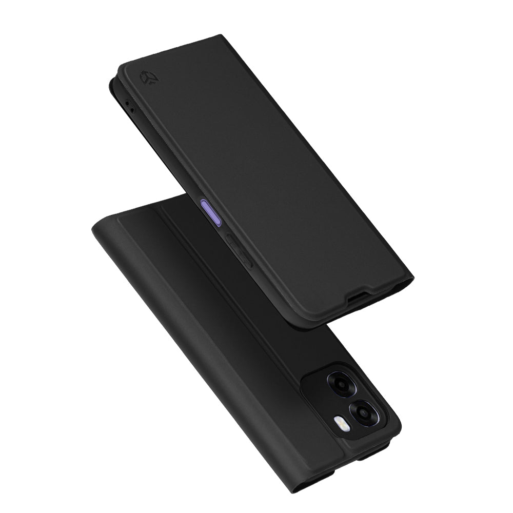 Etui na Oppo A6x 4G / A6x, Techsuit, Magskin Book, Czarne