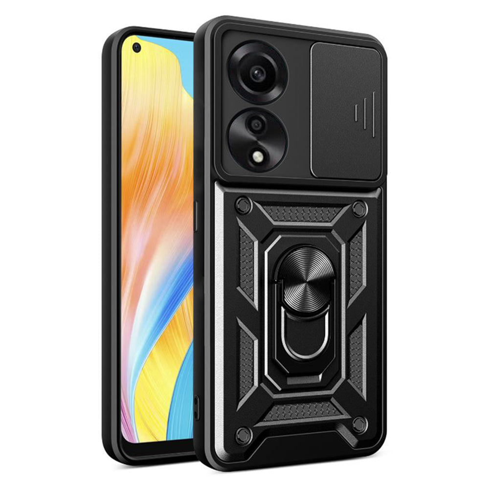 Etui na Oppo A78 4G, Techsuit, CamShield, Czarna
