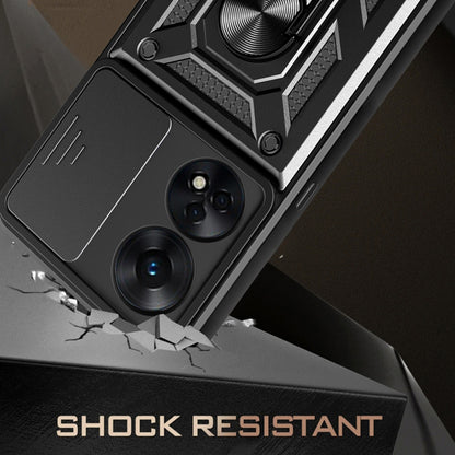 Etui na Oppo A78 4G, Techsuit, CamShield, Zielony