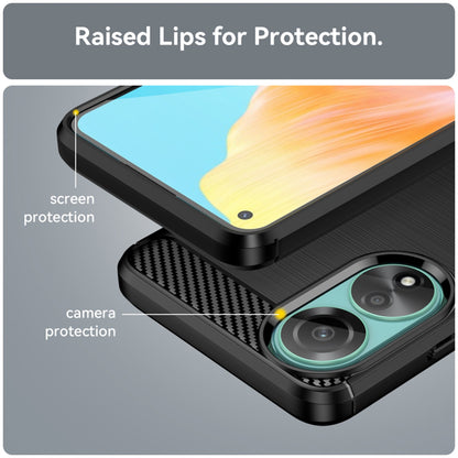 Etui na Oppo A78 4G, Techsuit, Carbon, Czarny