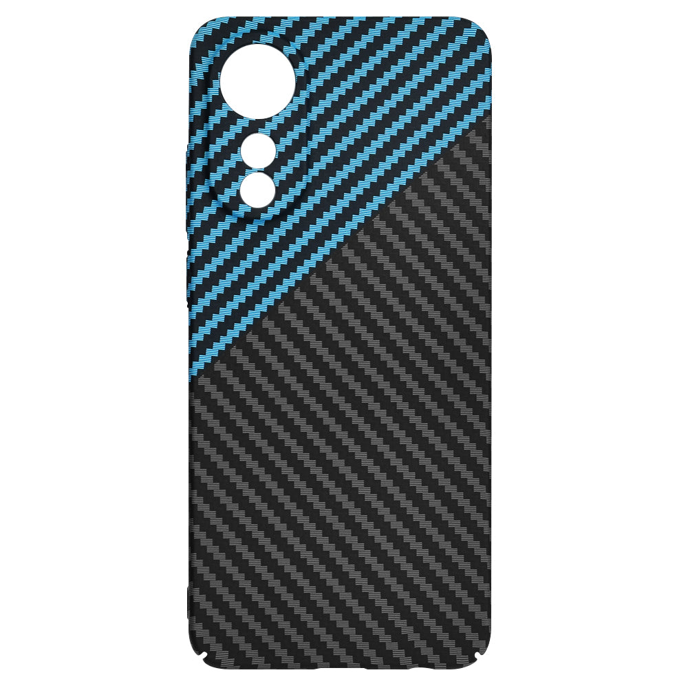 Etui na Oppo A78 4G, Techsuit, Carbonite FiberShell, Czarna Bleu