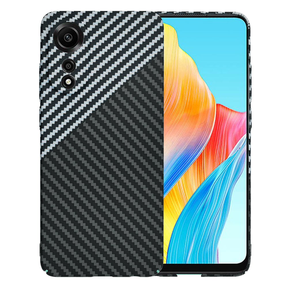 Etui do Oppo A78 4G, Techsuit, Carbonite FiberShell, Czarny Szary