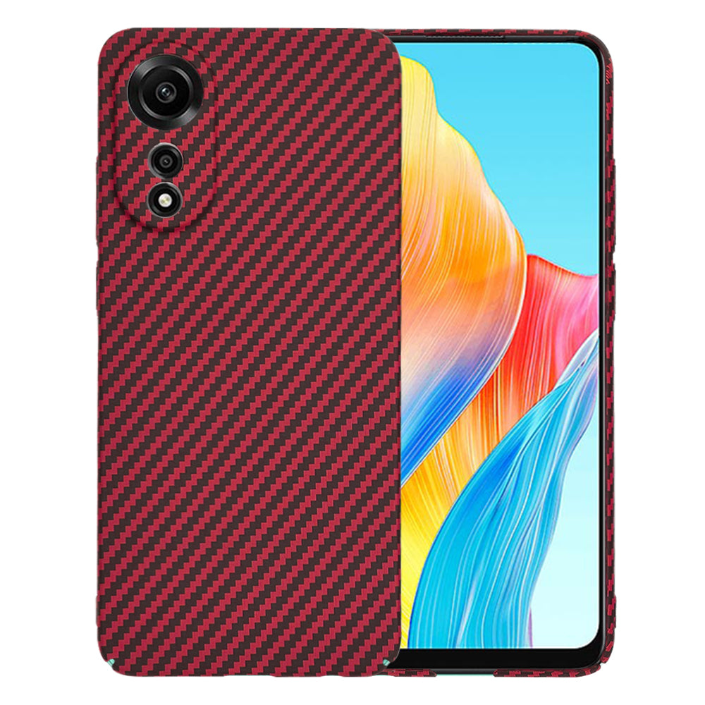 Etui na Oppo A78 4G, Techsuit, Carbonite FiberShell, Czerwony