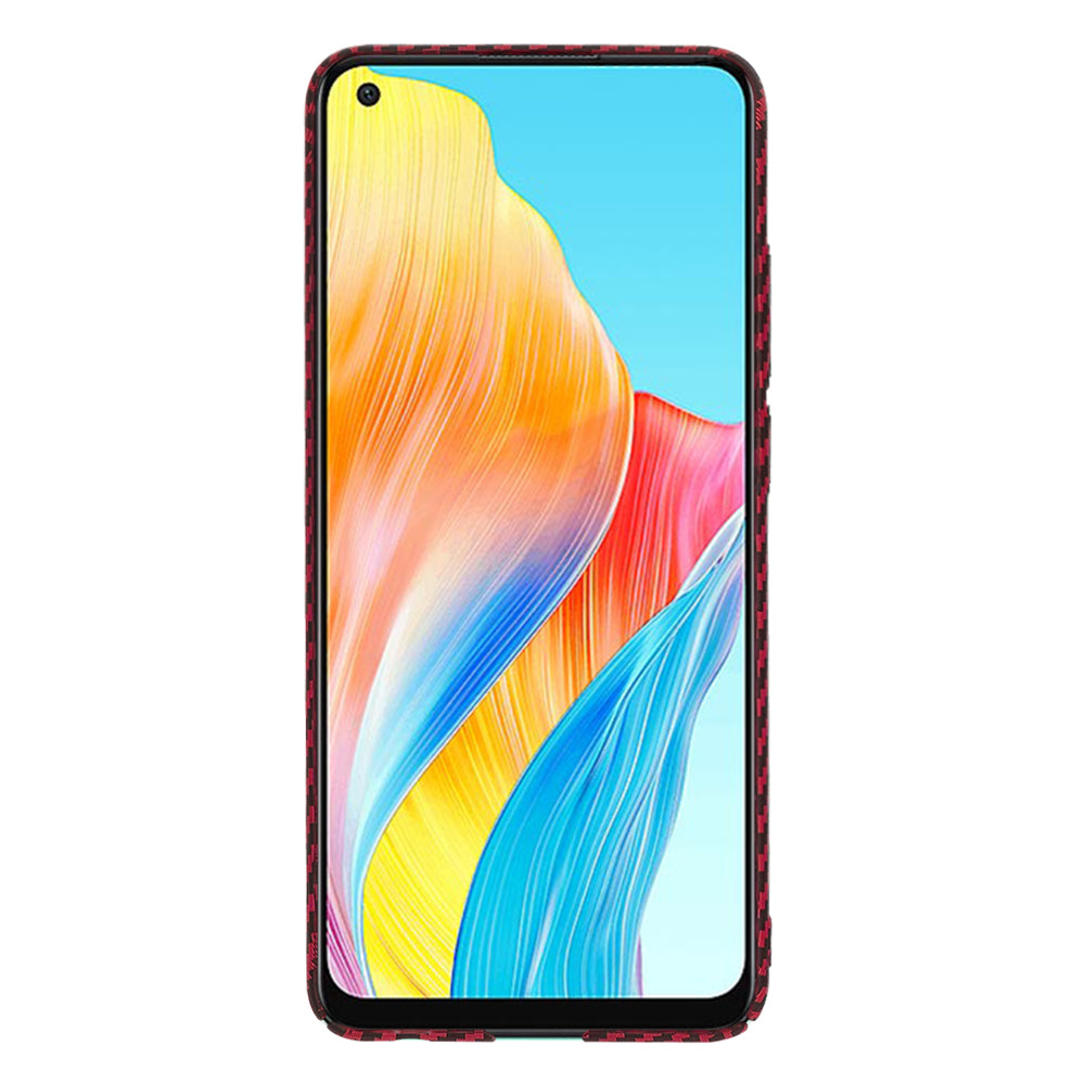 Etui na Oppo A78 4G, Techsuit, Carbonite FiberShell, Czerwony