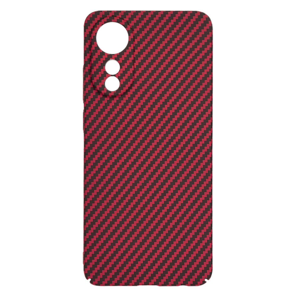 Etui na Oppo A78 4G, Techsuit, Carbonite FiberShell, Czerwony