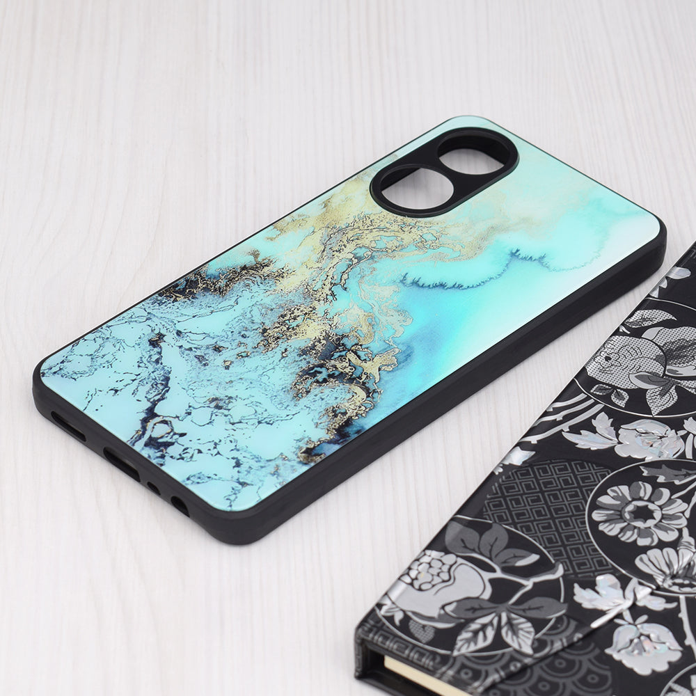 Etui na Oppo A78 4G, Techsuit, Glaze, Niebieski