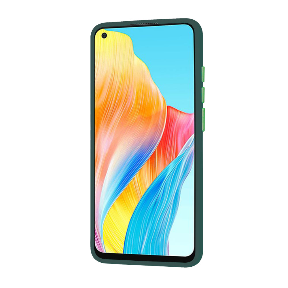 Etui na Oppo A78 4G, Techsuit, HaloFrost, Zielony