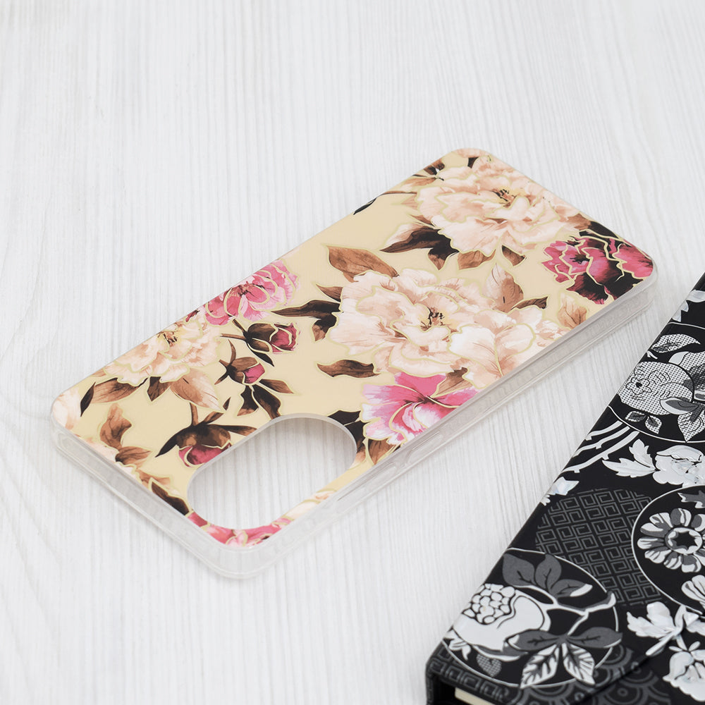 Etui na Oppo A78 4G, Techsuit, Marble, Beż