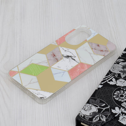 Etui na Oppo A78 4G, Techsuit, Marble, Fioletowy