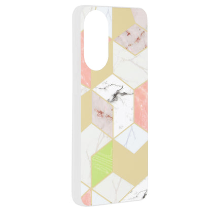 Etui na Oppo A78 4G, Techsuit, Marble, Fioletowy