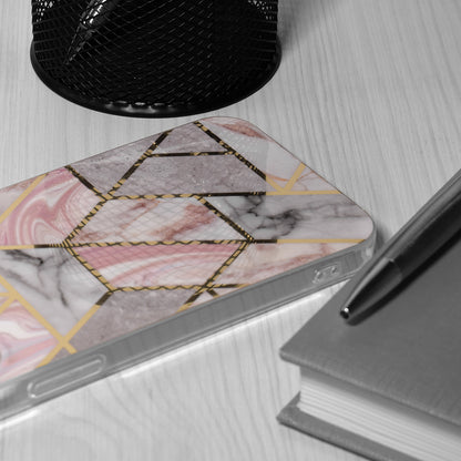 Etui na Oppo A78 4G, Techsuit, Marble, Różowe