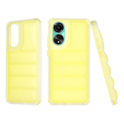 Etui na Oppo A78 4G, Techsuit, Wave Shield, Żółte