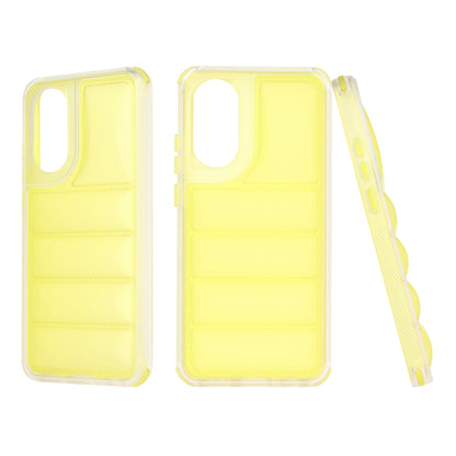 Etui na Oppo A78 4G, Techsuit, Wave Shield, Żółte