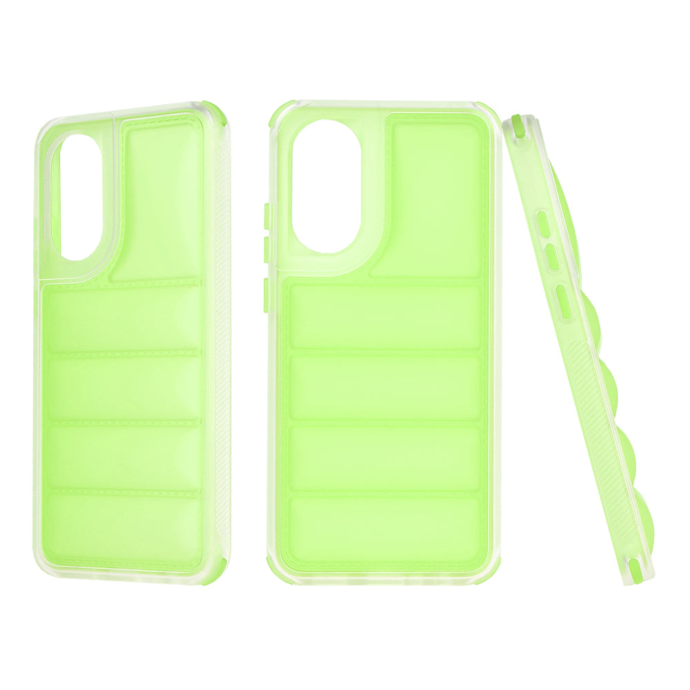 Etui na Oppo A78 4G, Techsuit, Wave Shield, Zielony