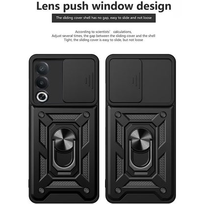 Case for Oppo A80, Techsuit, CamShield, Black
