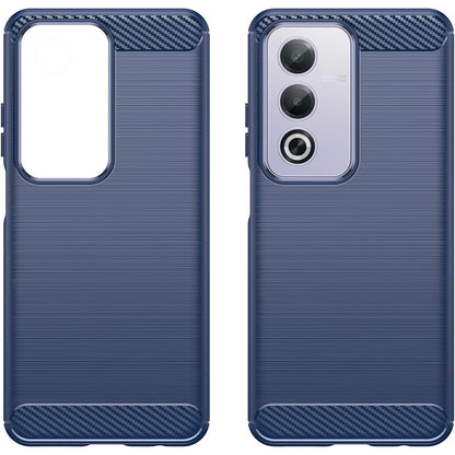 Etui na Oppo A80, Techsuit, Carbon, Niebieskie