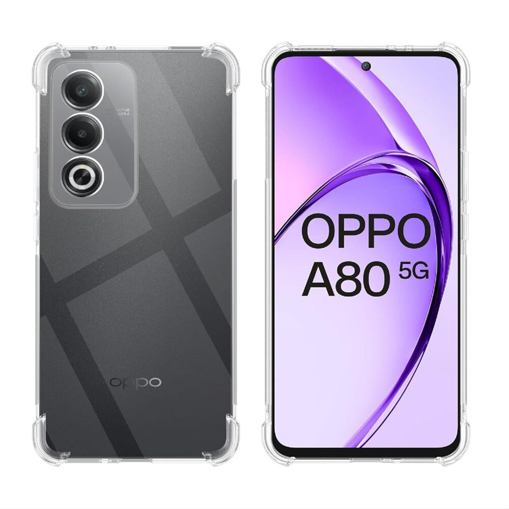 Etui na Oppo A80, Techsuit, Shockproof Clear, Przezroczyste