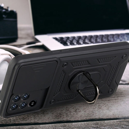 Etui na Oppo A94 / Reno5 Lite, Techsuit, CamShield, Czarny