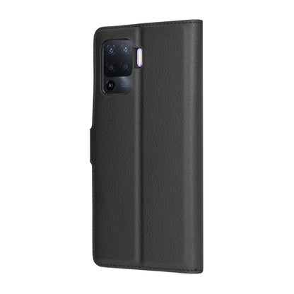 Etui na Oppo A94 / Reno5 Lite, Techsuit, Leather Folio, czarne