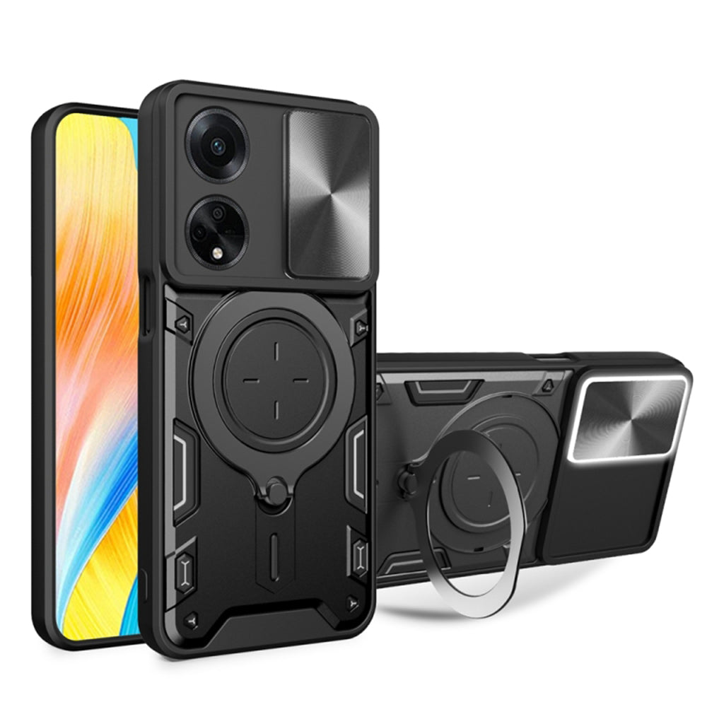 Etui na Oppo A98, Techsuit, CamGuard Pro, czarne