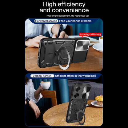 Etui na Oppo A98, Techsuit, CamGuard Pro, czarne