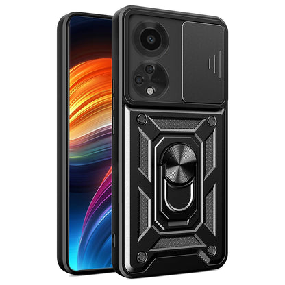 Etui na Oppo A98, Techsuit, CamShield, Czarne