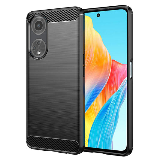 Etui na Oppo A98, Techsuit, Carbon, Czarny
