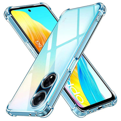 Case for Oppo A98, Techsuit, Shockproof Clear, Transparent