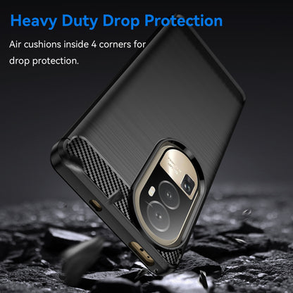 Etui na Oppo Reno10 / Reno10 Pro, Techsuit, Carbon, Czarny