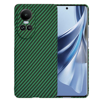 Etui na Oppo Reno10 / Reno10 Pro, Techsuit, Carbonite FiberShell, Zielony