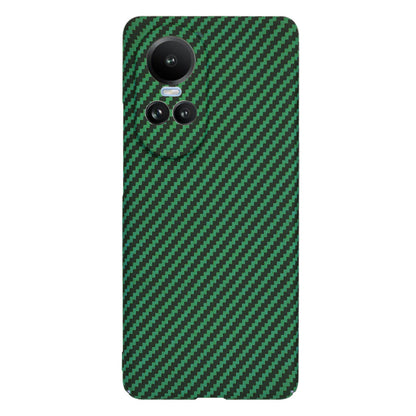 Etui na Oppo Reno10 / Reno10 Pro, Techsuit, Carbonite FiberShell, Zielony