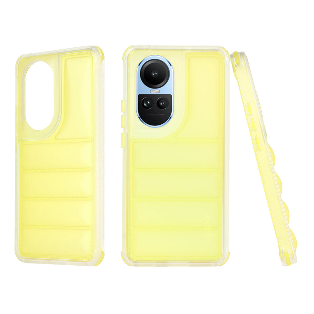 Case for Oppo Reno10 / Reno10 Pro, Techsuit, Wave Shield, Yellow