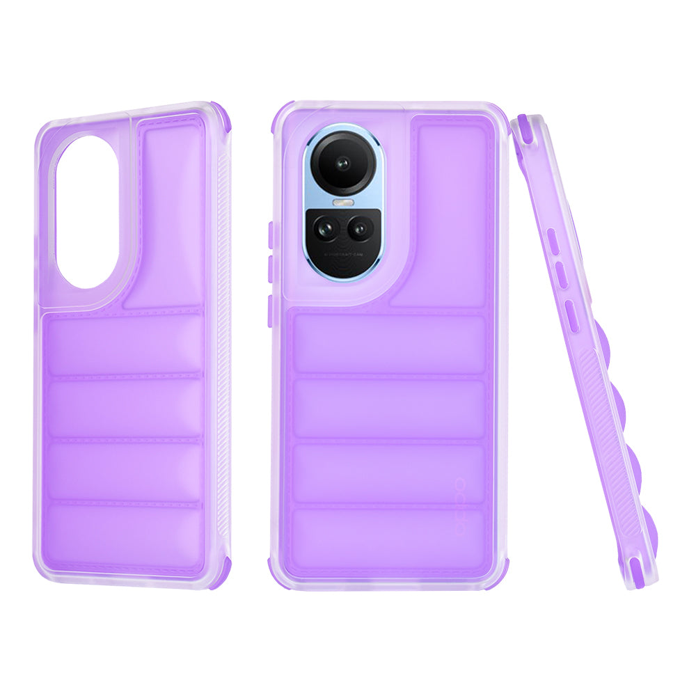Case for Oppo Reno10 / Reno10 Pro, Techsuit, Wave Shield, Purple