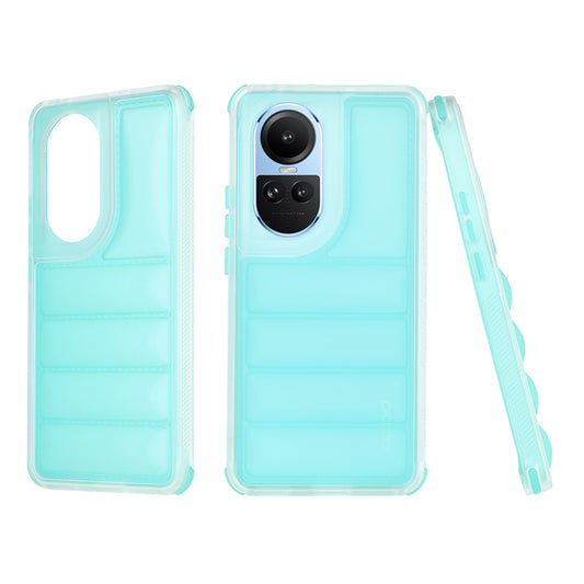 Etui na Oppo Reno10 / Reno10 Pro, Techsuit, Wave Shield, Turkusowy