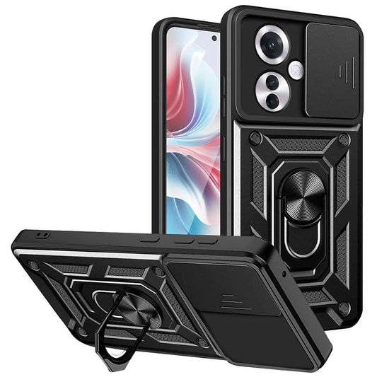 Etui na Oppo Reno11 F, Techsuit, CamShield, Czarny