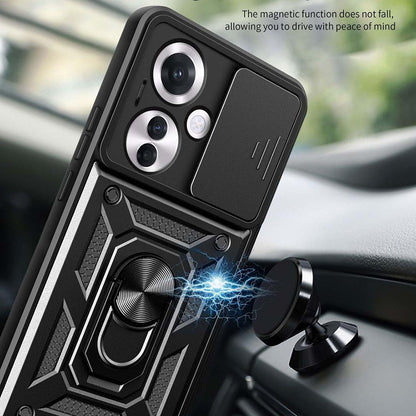 Etui na Oppo Reno11 F, Techsuit, CamShield, Różowe