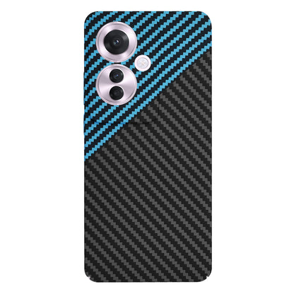 Case for Oppo Reno11 F, Techsuit, Carbonite FiberShell, Black Blue